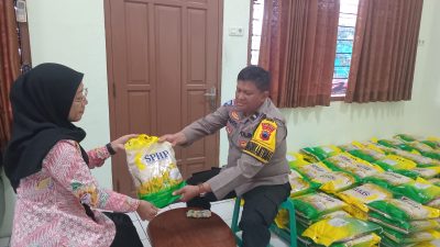 Polsek Kalimanah Gelar Gerakan Pangan Murah di Sejumlah Perusahaan