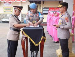 Kapolres Purbalingga Pimpin Sertijab Kabag Perencanaan