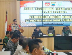 Cegah Konflik Sosial, Polres Purbalingga Gelar Rakor Lintas Sektoral