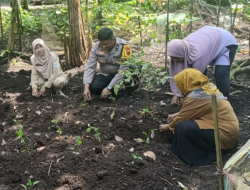 Bhabinkamtibmas Polsek Kalimanah Ajak Warga Manfaatkan Pekarangan
