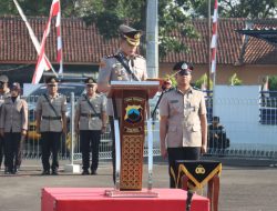 Upacara Hari Juang Polri, Kapolres Purbalingga Bacakan Proklamasi Polisi