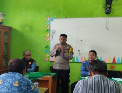 Bhabinkamtibmas Polsek Kalimanah Ajak Guru Bentuk Karakter Siswa Lewat Pramuka