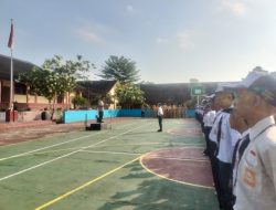 Dukung Pembinaan Karakter, Kapolsek Bojongsari Jadi Pembina Apel di SMP Negeri 2 