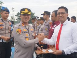 Polres Purbalingga Kukuhkan Pamapta dan Beri Penghargaan Personel Berprestasi