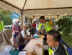 Polres Purbalingga Gelar Layanan Kesehatan dan Play Therapy di Purbasari Pancuran Mas