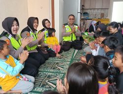 Polres Purbalingga Terjunkan Tim Trauma Healing, Hibur Anak-anak dan Warga di Lokasi Bencana