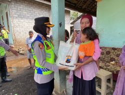 Tanggap Darurat Diperpanjang, Polres Purbalingga Kembali Salurkan Bantuan di Lokasi Bencana
