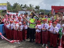 Polres Purbalingga Resmikan Jembatan Merah Putih Presisi di Lokasi Terdampak Banjir