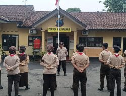 Kanit Binmas Polsek Kalimanah Ajak Pramuka Saka Bhayangkara Bisa Jadi Tauladan di Masyarakat