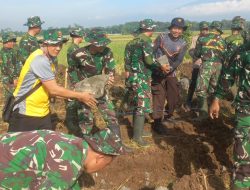 Sinergitas TNI-Polri di Purbalingga Ikuti TMMD